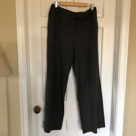 Ann Taylor • classic charcoal wide leg trousers - Picture 6 of 6